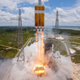 Illustration for article titled These Photos of Worlds Largest Rocket Launch Are Incredible